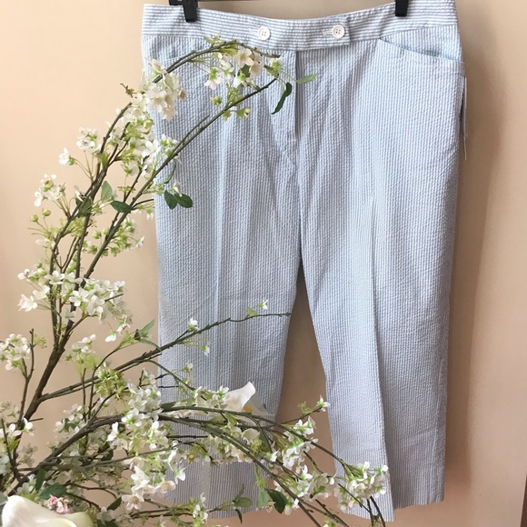 Jones New York Pants - Jones New York seersucker capris